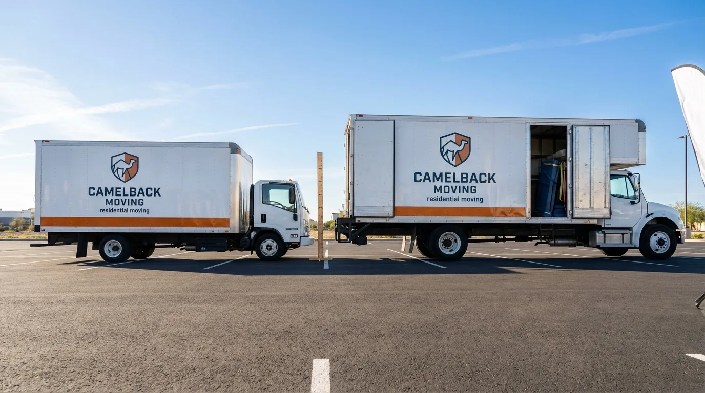 Moving truck size capacity guide in Russells Point